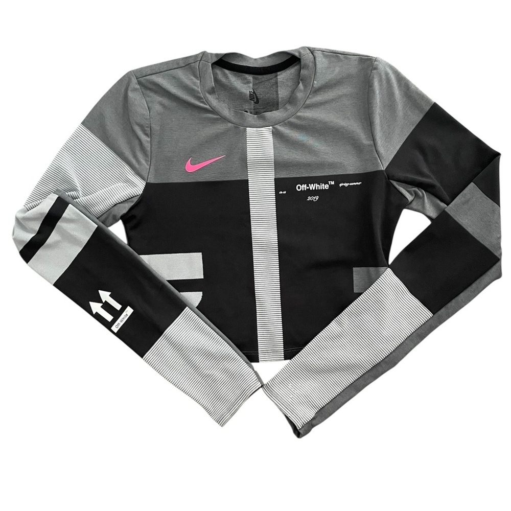 Nike x Off White women’s long sleeve workout crop
